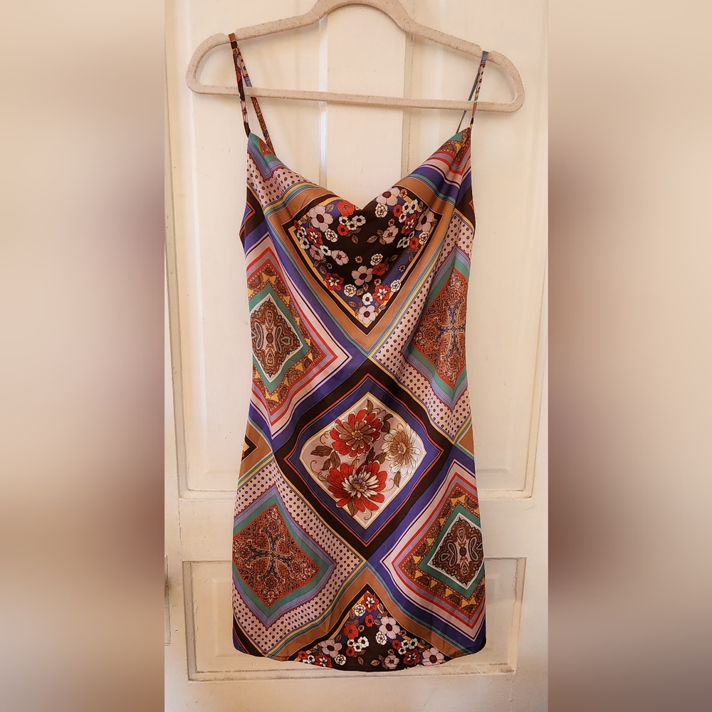 Cute silky slip dress